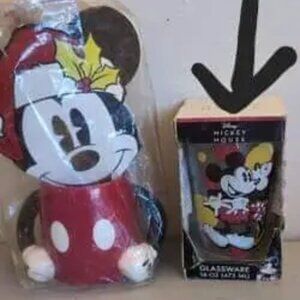 Mickey & Minnie Glasswrare